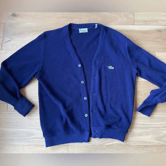 Vintage Izod Lacoste cardigan - Picture 1 of 7